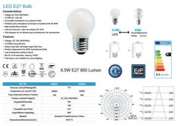 Ficha tñécnica e27